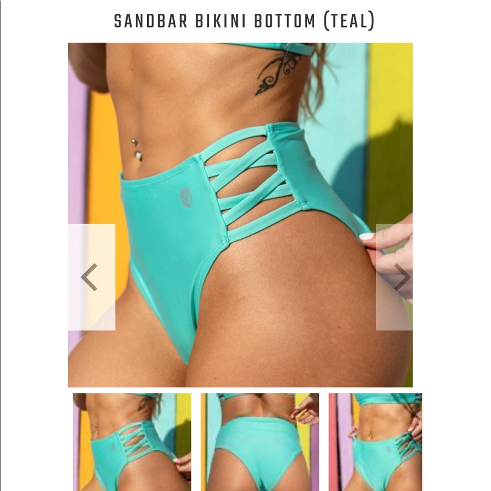 Born primitive high wasted swim suit bottoms